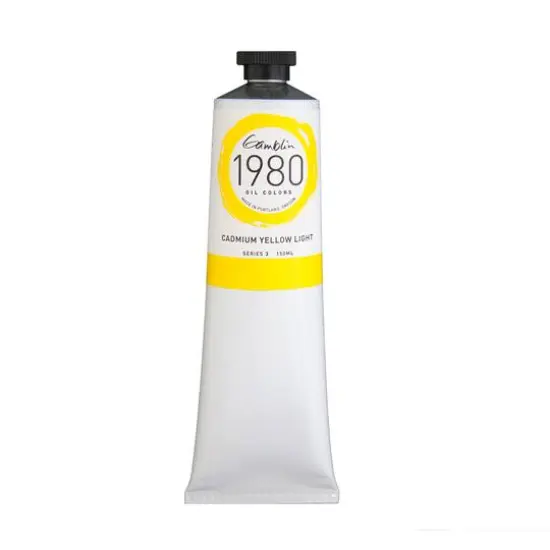 Gamblin 1980 Oil Color, 150ml Cadmium Yellow Light {1}