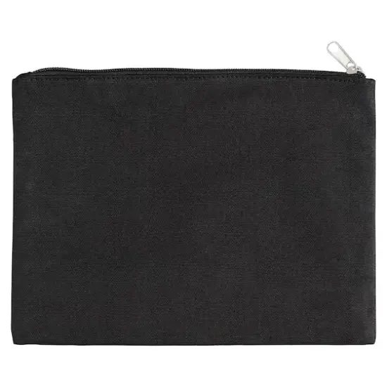 10" x 8" Black Canvas Pouch by Make Market&reg; {1}