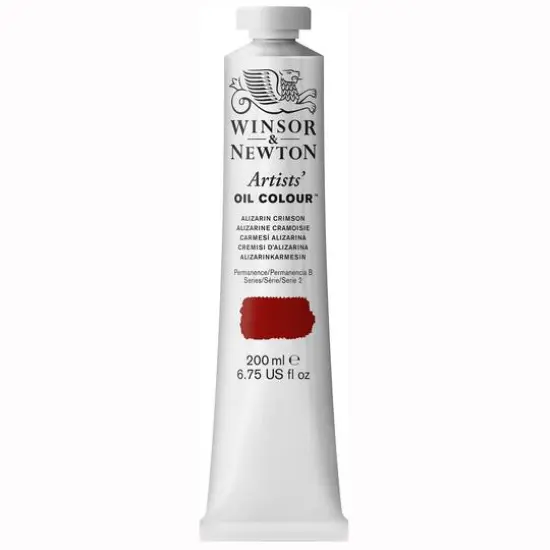 Winsor & Newton® Artists' Oil Colour™, 200mL Alizarin Crimson {1}