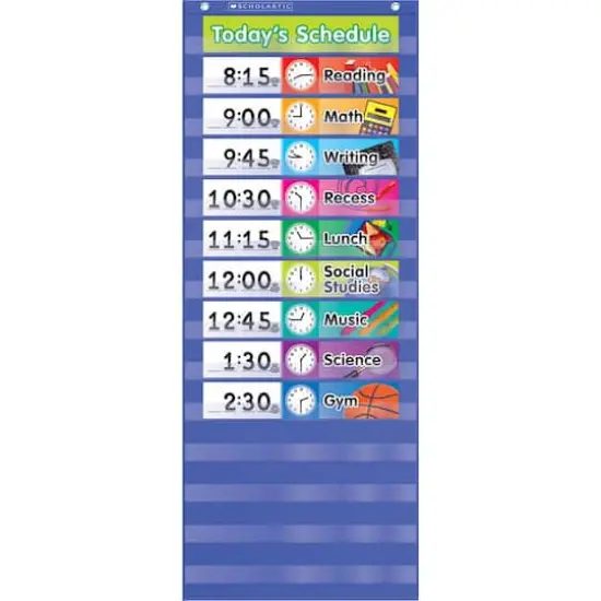 Daily Schedule Pocket Chart {1}