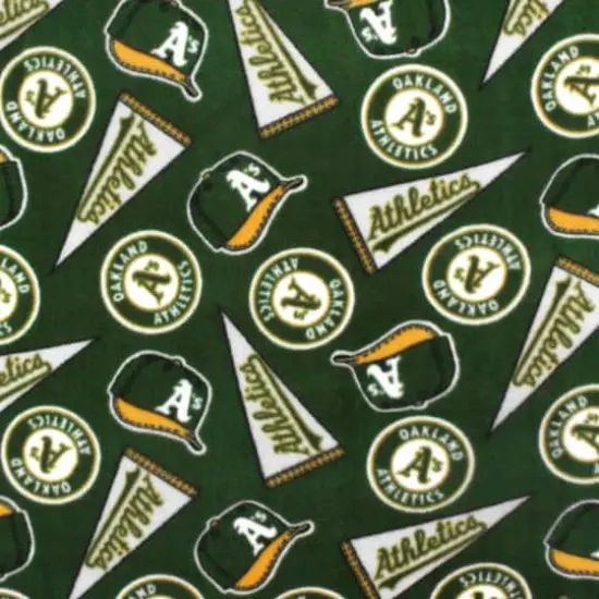 Oakland Athletics MLB Fleece by Fabric Traditions {1}