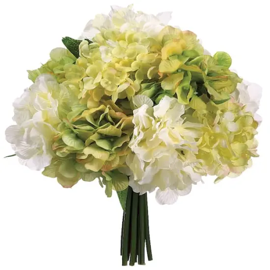 Cream & Green Hydrangea Bouquet {1}