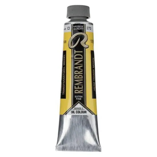 Rembrandt&reg; Artists' Oil Colour, 40mL Transparent Yellow Medium {1}