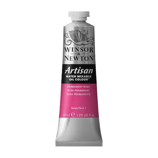 Winsor & Newton® Artisan Water Mixable Oil Color, 37mL Permanent Rose {1}