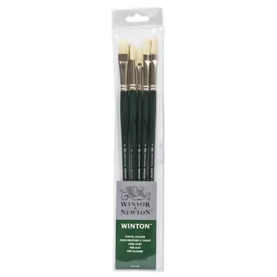 Winsor & Newton&reg; Winton&reg; Long Handle 5 Piece Brush Set {1}