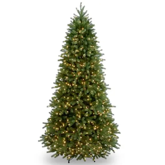 7.5ft. Pre-Lit Feel Real&reg; Jersey Frasier Fir Slim Artificial Christmas Tree, Clear Lights {1}
