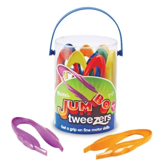 Jumbo Tweezers Set, 12 Pack {1}
