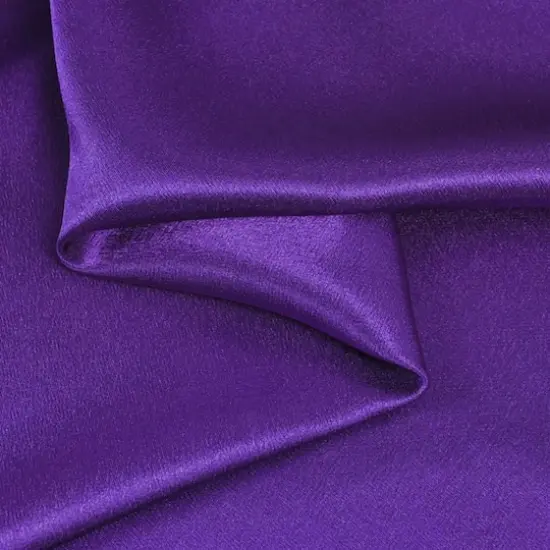 Purple Crepe Back Satin {1}