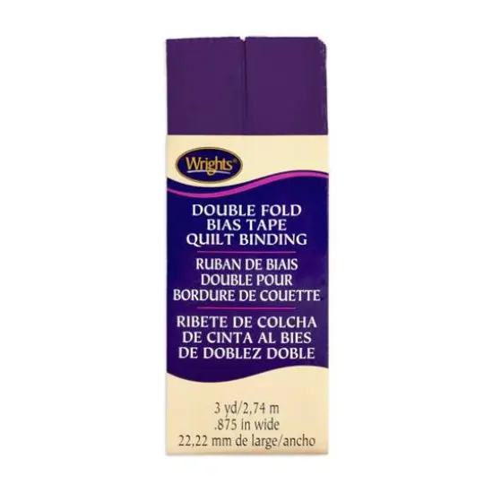 7/8" Plum Double Fold Bias Tape Quilt Binding - 3 Yards {1}