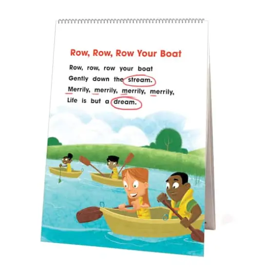 Nursery Rhymes & Songs Learning Flip Chart {4}