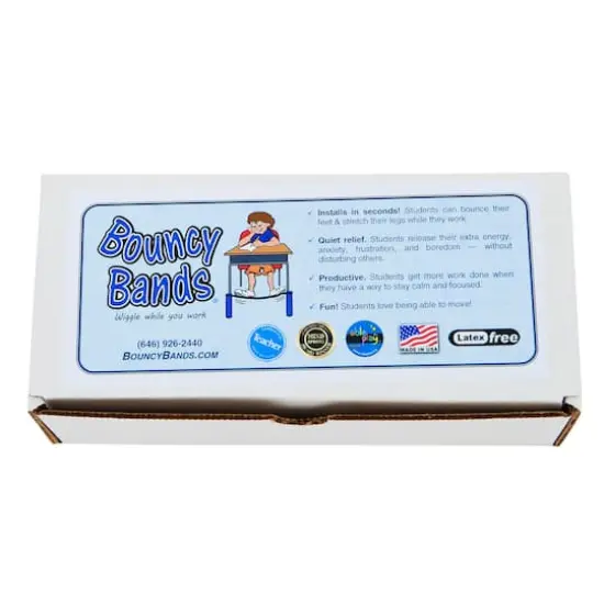 Educators Resource Bouncy Bands for Desk, Black {5}