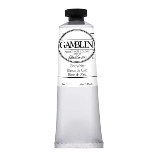 Gamblin Artist Grade Oil Colors, 37mLZinc White {1}
