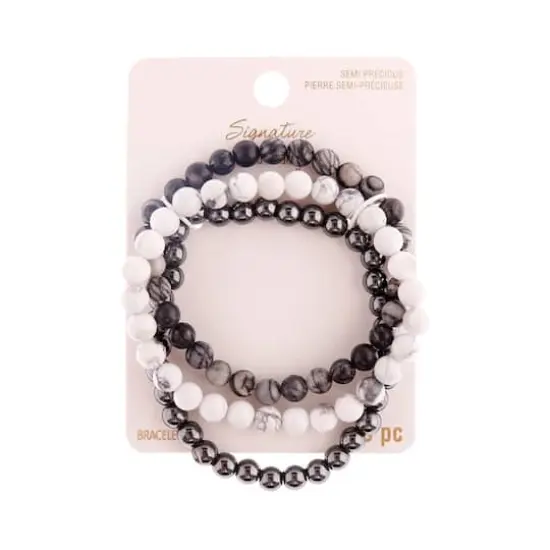 Signature Color Shop White Howlite Bracelets By Bead Landing&trade; {4}