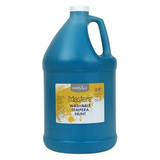 Little Masters&reg; Washable Tempera Paint, Gallon Turquoise {1}