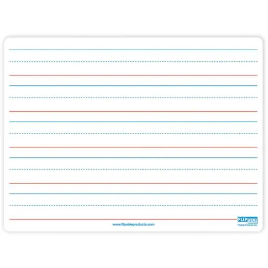 Ruled & Blank Flipside Two-Sided Dry Erase Board, Pack of 3 {1}