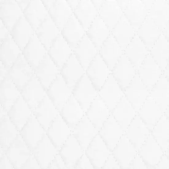 Springs Creative White Country Classic Single Faced 1" Diamond Quilted {1}