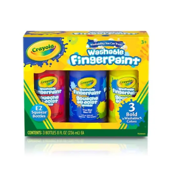 Crayola Primary Colors Washable Fingerpaints, 3ct. {1}