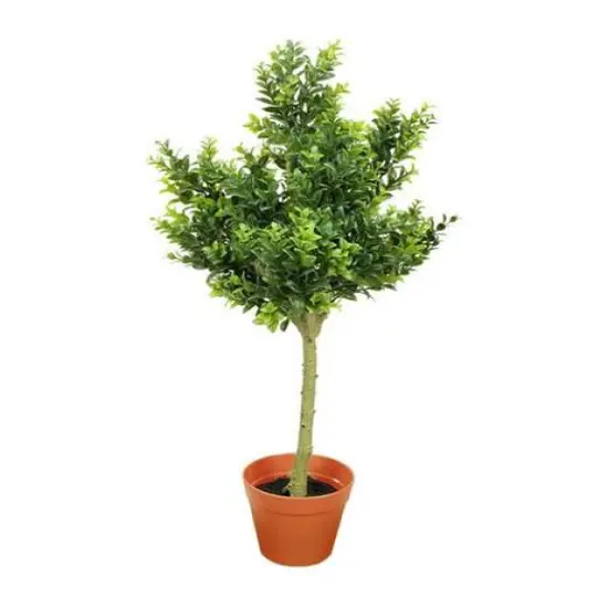 26" Potted Two-Tone Artificial Sweet Grass Tree {3}