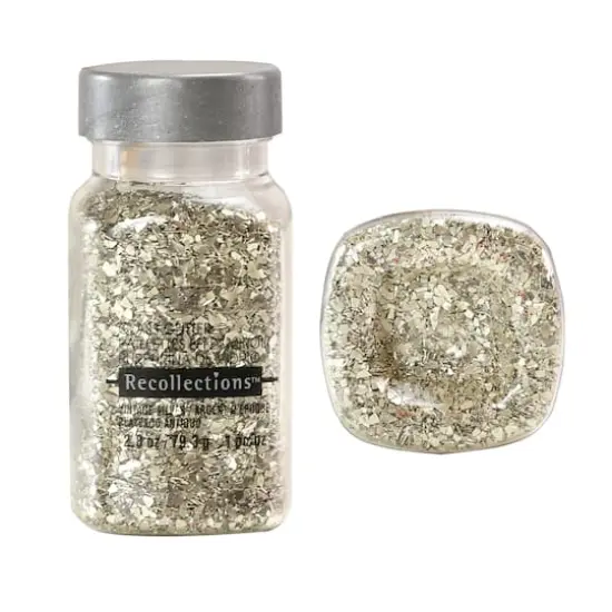 Glass Glitter by Recollections&trade; Vintage Silver {1}