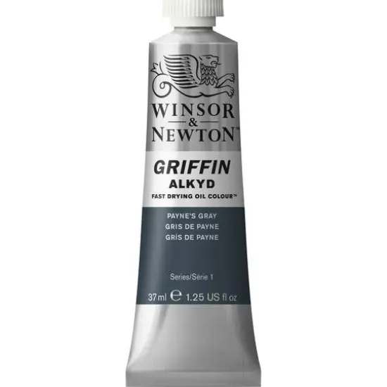 Winsor & Newton&trade; Griffin Alkyd Fast Drying Oil Colour&trade;, 37mL Payne's Gray {1}
