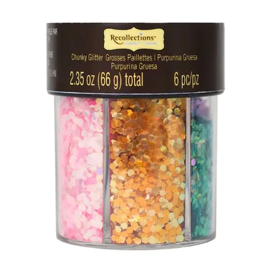 Signature Chunky Glitter Caddy, Pastels By Recollections&trade; {1}