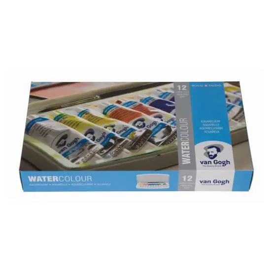 Royal Talens Van Gogh WATERCOLOUR 12 Color Tube Set {1}