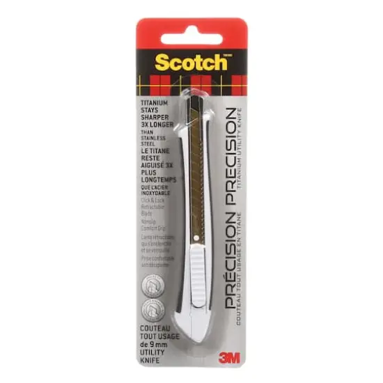 Scotch&trade; Titanium Utility Knife, 9mm {4}