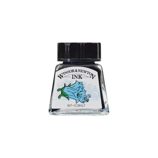 Winsor & Newton&reg; Drawing Ink, 14mL Cobalt {1}