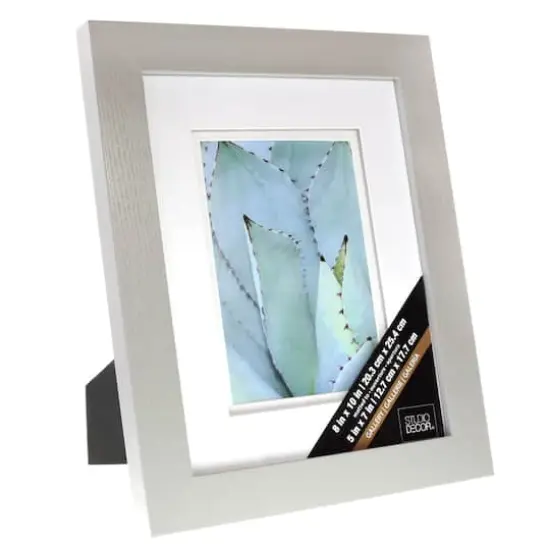 Gray Gallery Frame with Double Mat by Studio D&eacute;cor&reg; {6}