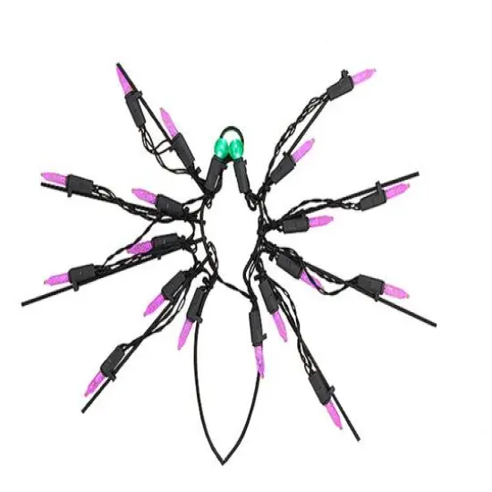 12" Battery Operated LED Spider Window Silhouette {1}