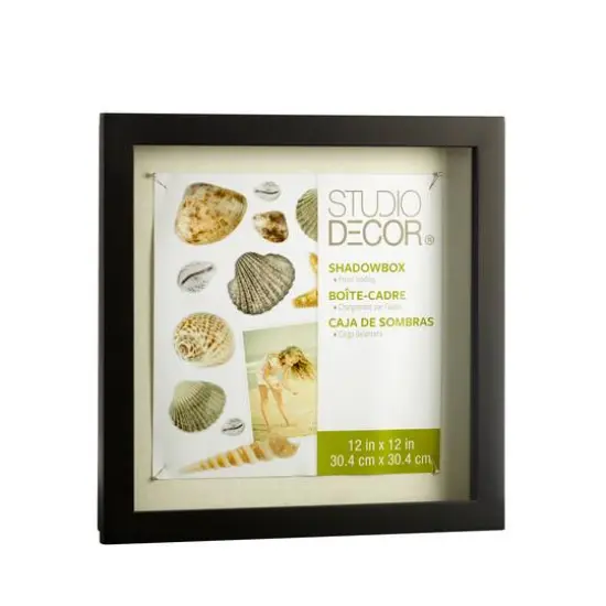Black Front Opening Shadow Box by Studio D&eacute;cor&reg; {2}
