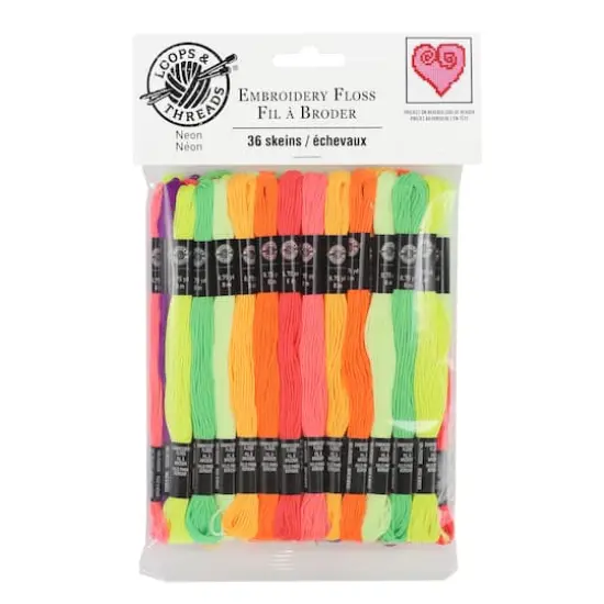 Neon Embroidery Floss By Loops & Threads&reg; {1}