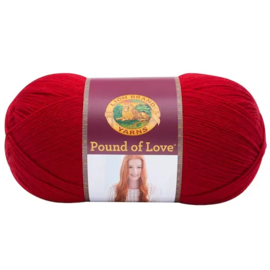 Lion Brand&reg; Pound of Love&reg; Yarn Cherry {1}