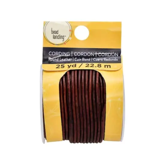 Mahogany Round Leather Cord By Bead Landing&trade; {1}