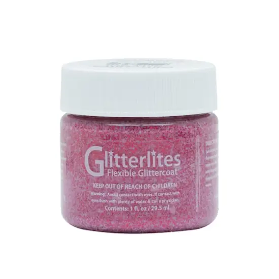 Angelus&reg; Glitterlites Flexible Glittercoat Ruby Red {1}
