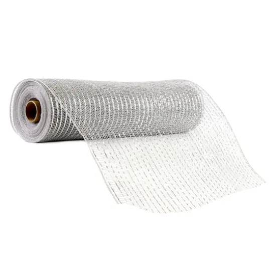 12" x 11.6yd. Mesh by Celebrate It&reg;Silver {1}