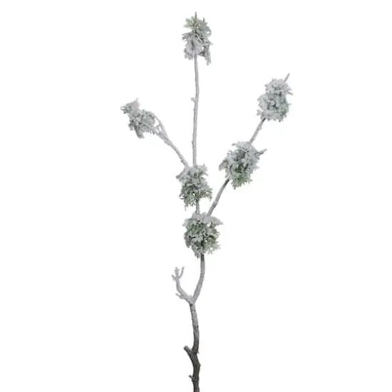 34" Snowed Moss Stem {1}