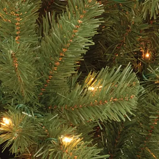 4 ft. Pre-Lit Canadian Fir Grande Wrapped Artificial Christmas Tree, Clear Lights {3}