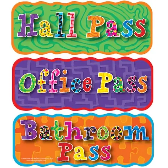 Magnets Tools&trade; Magnetic Hall Pass, Set of 3 {1}