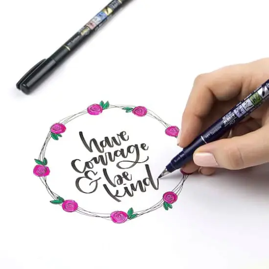 Tombow Fudenosuke Calligraphy Brush Pens {6}