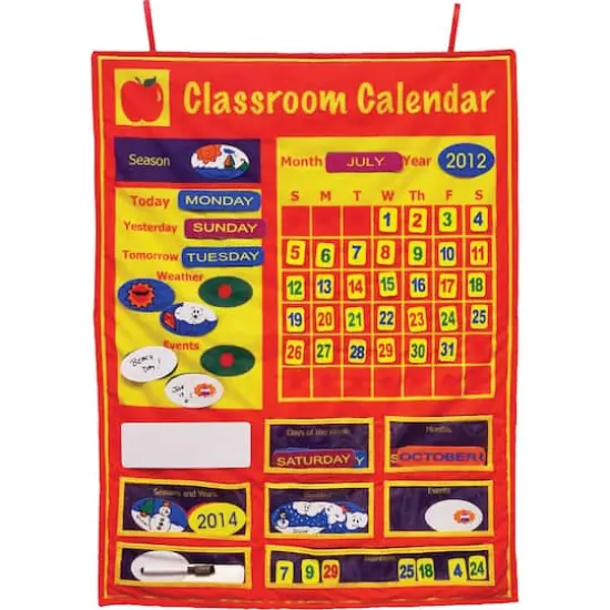 Classroom Calendar, 36" x 26" {1}