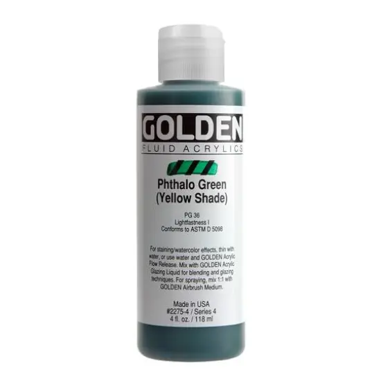 Golden&reg; 4oz. Fluid Acrylics Yellow Shade {1}