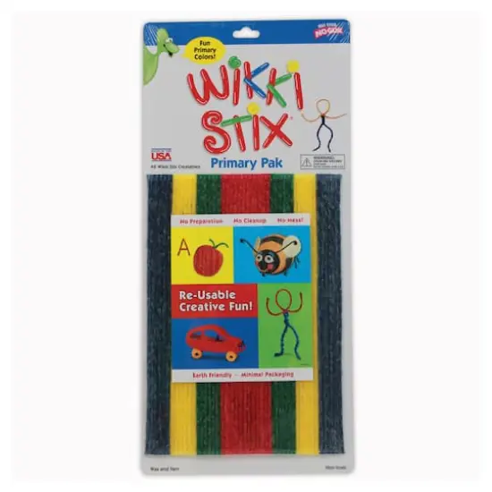 Wikki Stix&reg; Primary Colors, Pack of 48 {1}