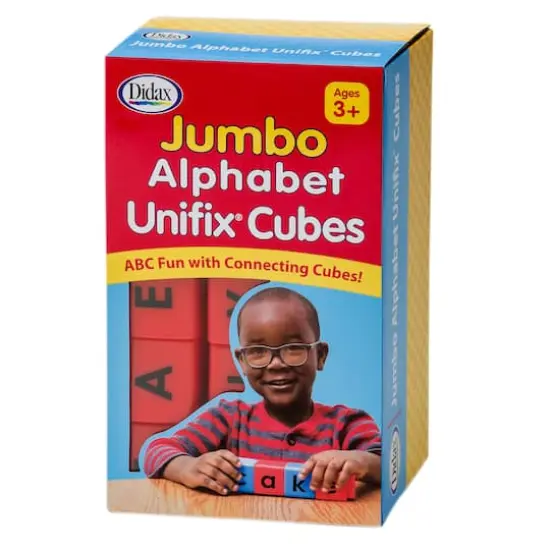 Didax Jumbo Alphabet Unifix&reg; Cubes {1}