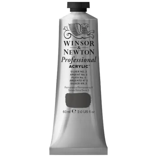 Winsor & Newton&reg; Professional Acrylic&trade; Paint Silver No2 {1}