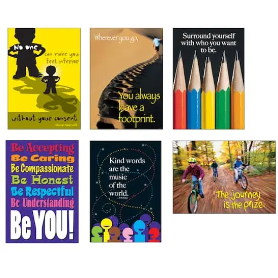 Think Positively ARGUS&reg; Posters Combo Pack, 6 Pack {3}