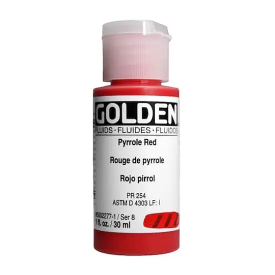 Golden&reg; 1oz. Fluid Acrylics Pyrrole Red {1}