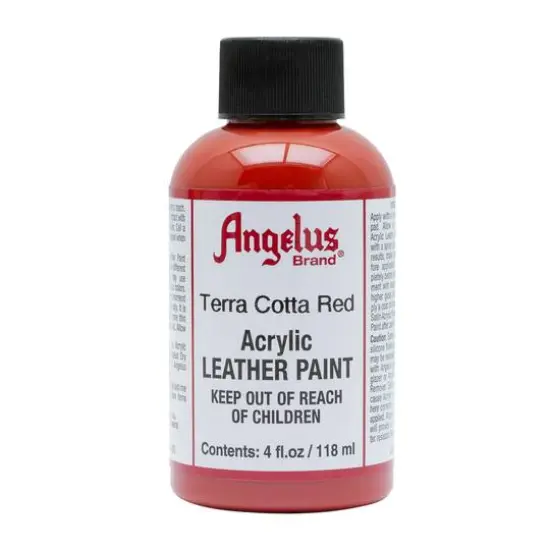 Angelus&reg; Acrylic Leather Paint, 4oz. Terra Cotta Red {1}