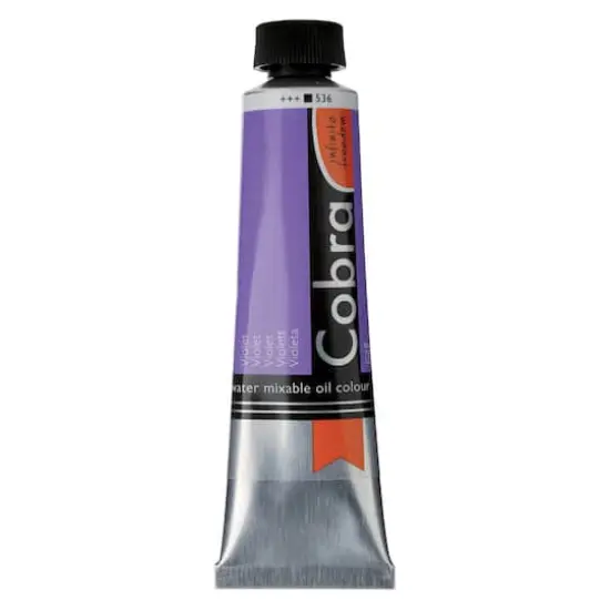 Cobra Artist Water Mixable Oil Colour, 40mL 536 Violet {1}