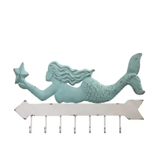 Hello Honey&reg; Mermaid Wall Hanger with Hooks {1}